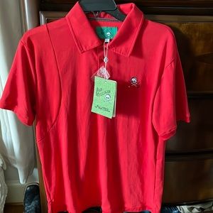 Bad Mulligan Golf shirt M, NWT
